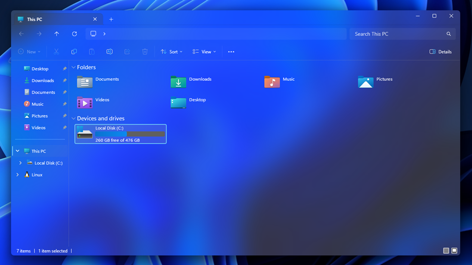 Acrylic SystemBackdrop